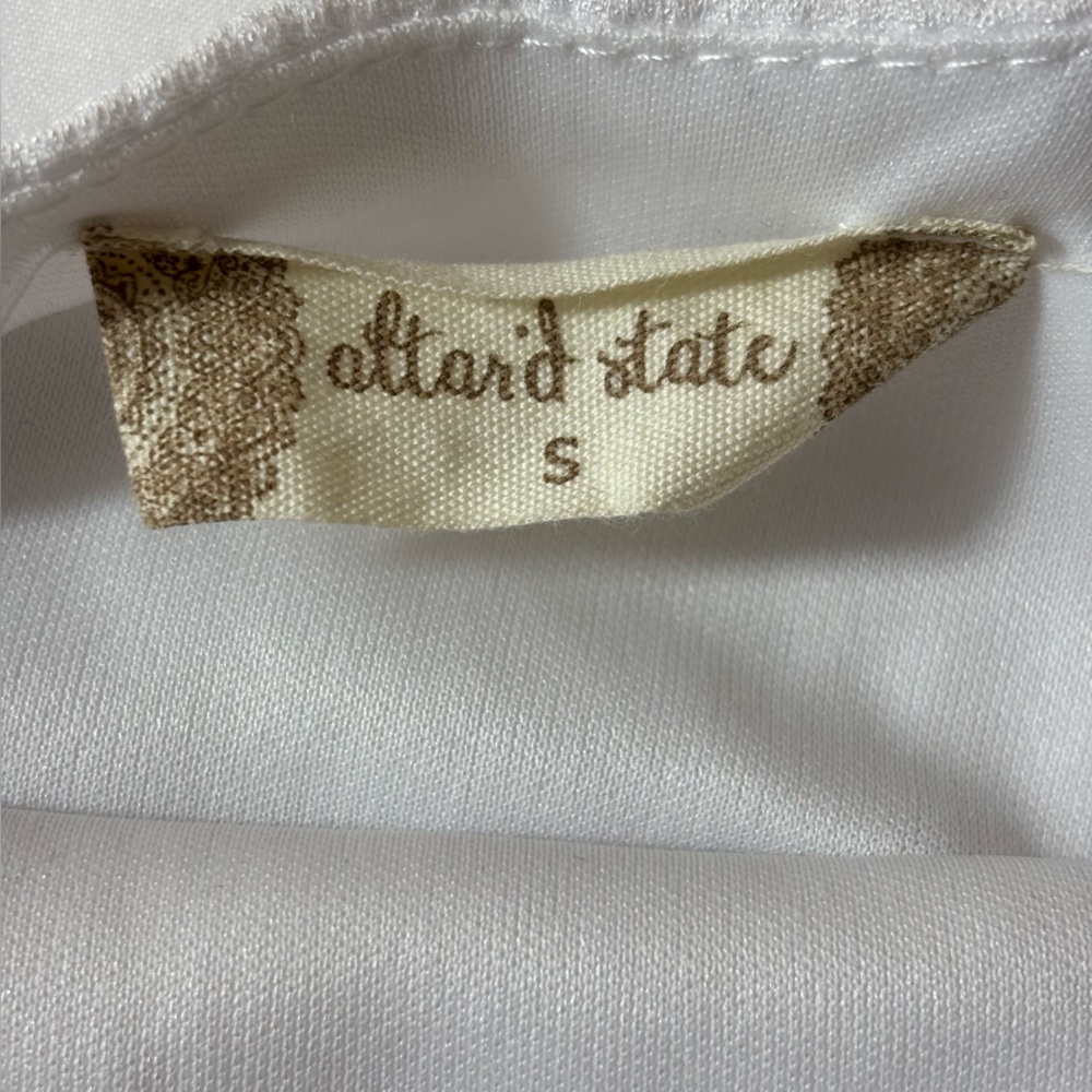 Altar'd State Boho Dress Tiered Flowy Lightweight Summer Mini White Sz Small - Picture 8 of 11